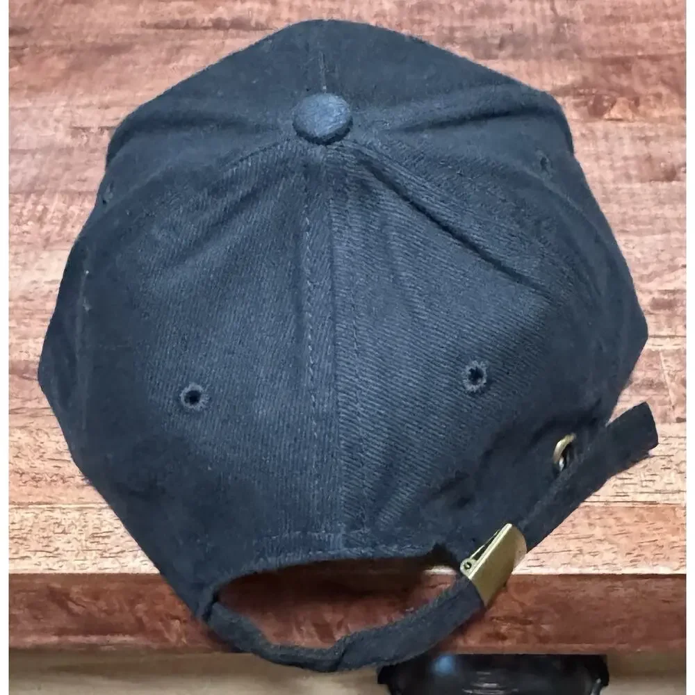 Vintage Kings Island Patch Black Hat/Cap